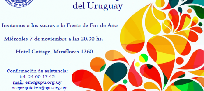 95º Aniversario de la Sociedad de Psiquiatría del Uruguay